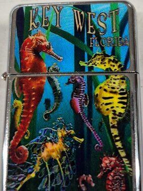 Sharp Key West Seahorse Case Lighter